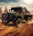Zestaw klocków Mercedes G klasa 6x6 skala 1:8 3224 elementy