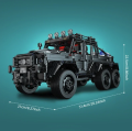 Zestaw klocków Mercedes G klasa 6x6 skala 1:8 3224 elementy
