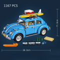 Zestaw klocków klasyczny model Volkswagen Garbus 1167 elementów