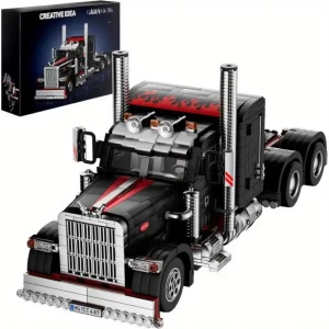 Klocki Amerykański Trucker Ciężarówka model do składania 1814 elementów
