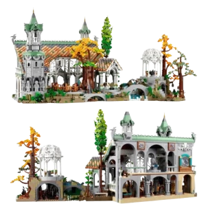 Klocki ICONS Władca Pierścieni Rivendell model kolekcjonerski 6167 elementów