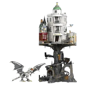 Klocki Harry Potter Bank Gringotta i 13 figurek model konstrukcyjny 4803 elementów