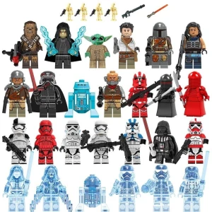 Klocki STAR WARS Figurki zestaw do samodzielnego złożenia 26 elementów