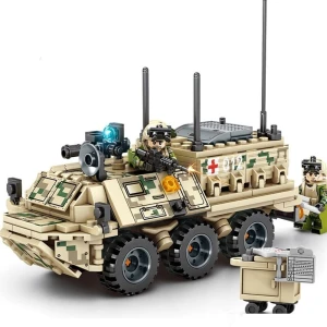 Klocki Armia Wojsko Ww2 Army Ok z Figurki model kolekcjonerski 600 elementów