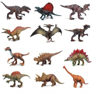 Klocki Figurki Dinozaury . Jurasic Park Jurajski Super model kolekcjonerski 12 elementów