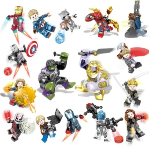 Klocki Marvel Avengers Figurki . R.2021 model konstrukcyjny 16 elementów