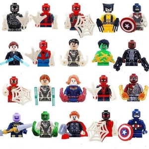 Klocki Figurki Superbohaterów Marvel Avengers zestaw konstrukcyjny 20 elementów