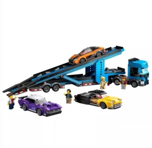 Klocki CITY Laweta Z Samochodami model kolekcjonerski 998 elementów