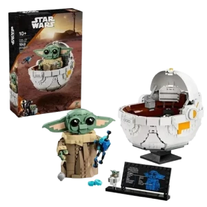 Klocki STAR WARS Grogu w Wózku zestaw do samodzielnego złożenia 1048 elementów