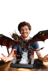 Klocki Włada Pierścieni Smok Smaug model konstrukcyjny 1868 elementów