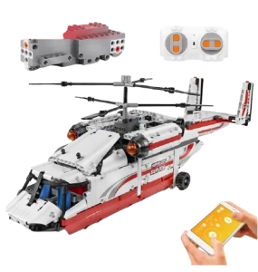 Klocki TECHNIC RC STEROWANY Helikopter model do składania 700 elementów