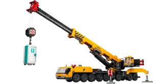 Klocki CITY Zółty Żuraw DŹWIG BUDOWA model do składania 1116 elementów