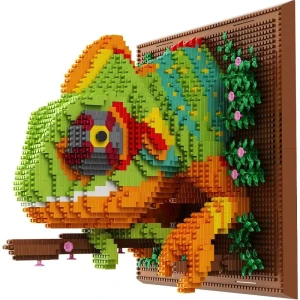 Klocki 3D na Ścianę Kameleon ART model konstrukcyjny 2688 elementów