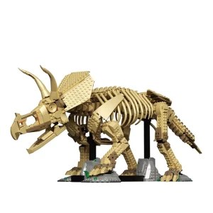 Klocki Szkielet Dinozaura Triceratops zestaw do samodzielnego złożenia 2688 elementów