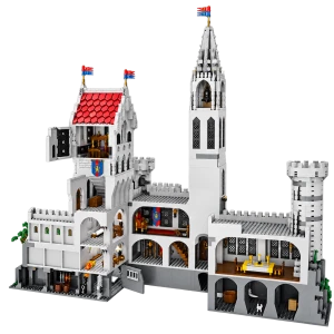 Klocki Średniowieczny Zamek Królewski model do składania 3999 elementów